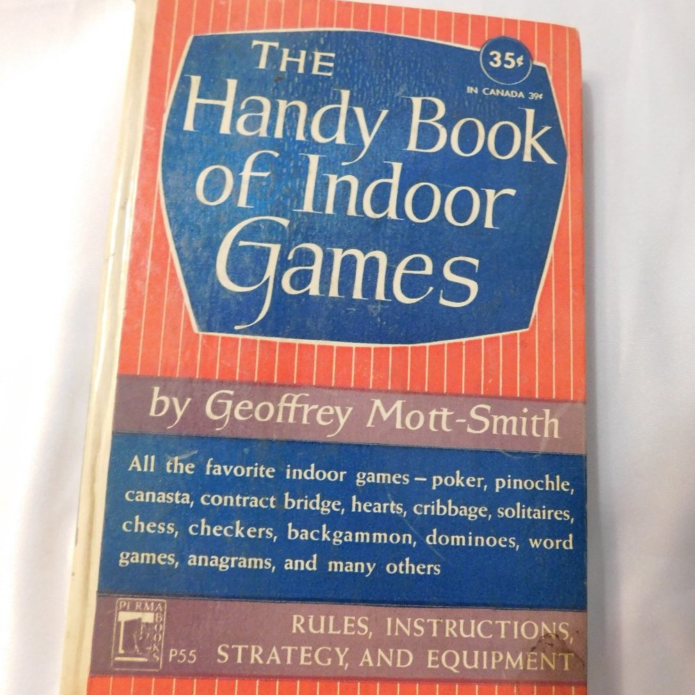 The Handy Book of Indoor Games Vintage Book 1949